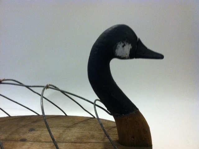 Lot 89 Fitzhugh Munden Coot in old and dry original paint, some flaking, but overall excellent.