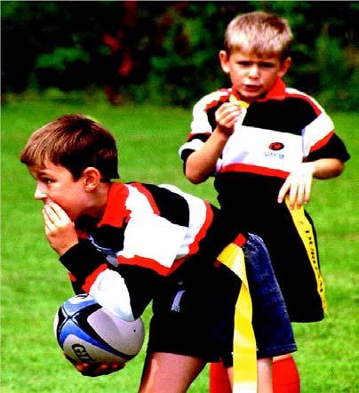 19 MINOR & JUNIOR FLAG (NON-CONTACT RUGBY) for ELEMENTARY & MIDDLE SCHOOLS in CANADA UNDER 8 - UNDER 13 This Section contains the rules of play, regulations and recommendations (Including