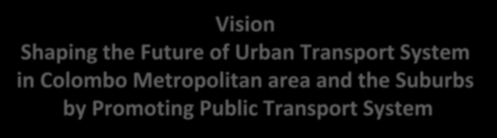 2035) Vision Shaping the Future of Urban Transport System in
