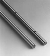 PRECISION CASE HARDENED & GROUND SHAFTING Inch and Metric For Linear Motion Applications Materials and Hardness: AISI C-1060* steel, case hardened to Rockwell 60-65C 440 C stainless steel, case