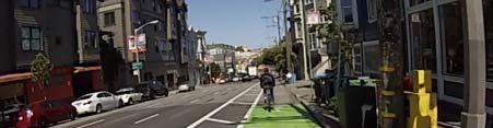bike lanes on a two-way street