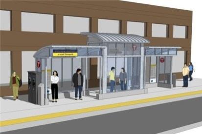 furnishing zones Transit facilities Space for enhanced