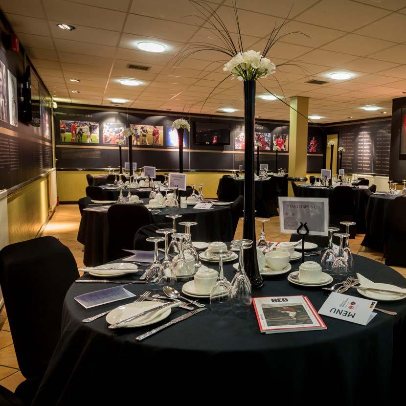 CAPTAINS CLUB Entertain your guests in intimate surroundings as you reminisce about the players who have had the privilege to captain the famous Dons.