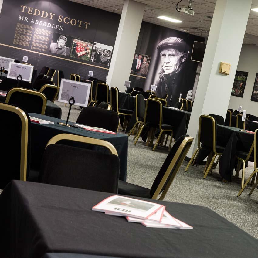 LEGENDS LOUNGE & TEDDY SCOTT As one of our most popular hospitality packages, the relaxed and informal atmosphere in both our Legends and Teddy Scott Lounges provides a corporate experience unlike
