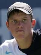 Won junior doubles title at the 2003 Australian Open. John-Patrick Smith 21 (1/24/89) Australia No ranking Singles and doubles All-American at the University of Tennessee.