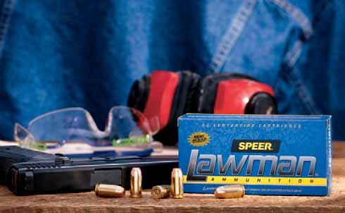 Because practice makes perfect, we make Lawman TRAINING AMMUNITION LAWMAN AMMUNITION For over thirty years, shooters have trusted Speer Lawman ammo.