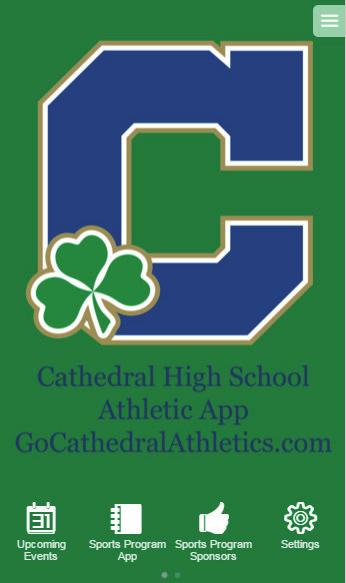 CATHEDRAL SPORTS APP S A BRAND-NEW OPPORTUNITY TO REACH IRISH FANS! The new Cathedral Sports App will put all the latest sports information right into fans hands.