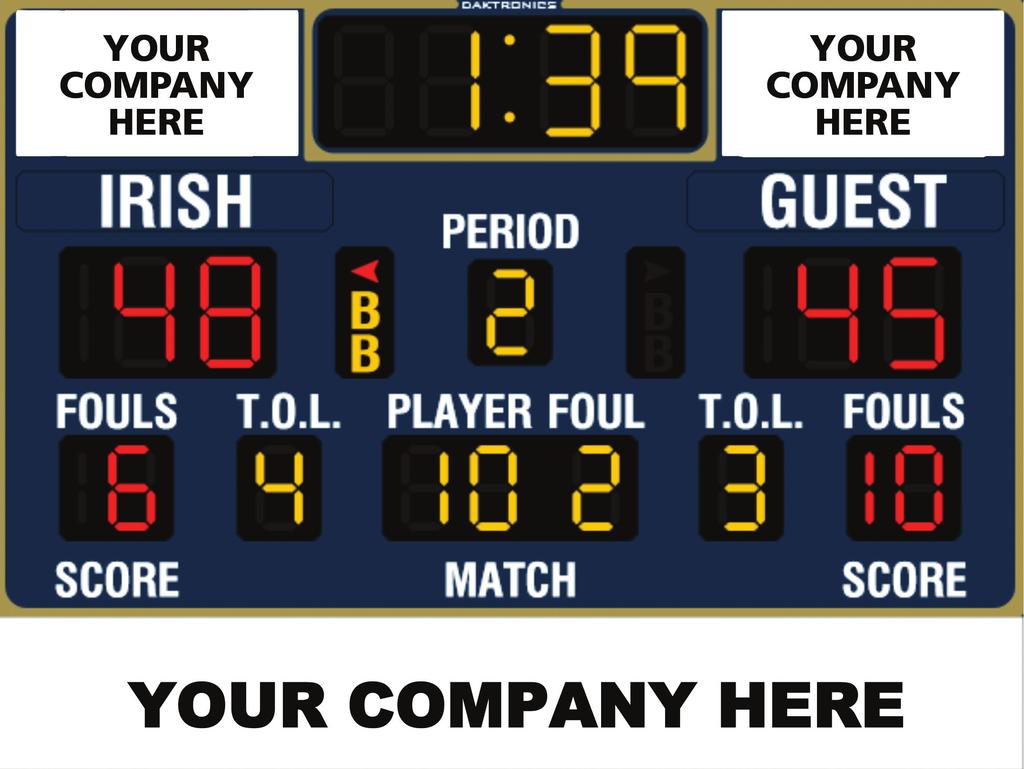 SPORTS SCOREBOARD ADVERTISING WELCH ACTIVITY CENTER *INCLUDES BOTH SCOREBOARDS AD DESCRIPTION 3 YEAR RATE Gold Banner (bottom) $6,000 Silver