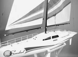It is often necessary to briefly sail the Sanibel in order to see how the sails need to be