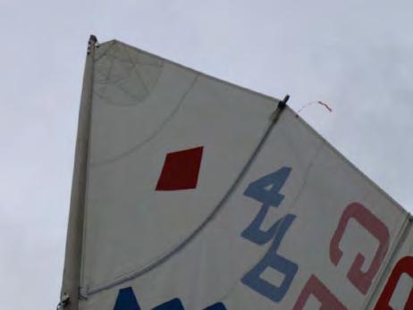 On the subject of the sail - check the luff for any damage, particularly around the top full length batten where it can wear and make it hard to hoist the sail.