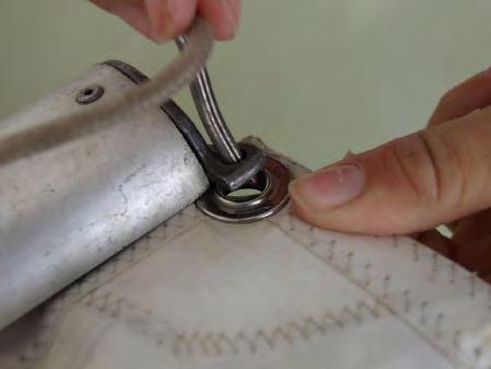 then slide a cotter pin into the fitting at the end
