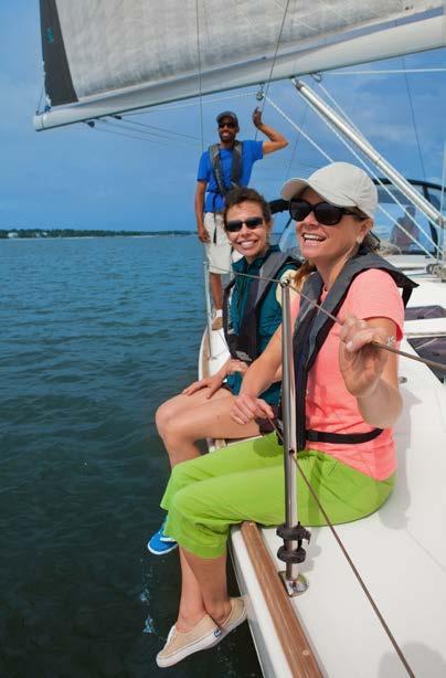 3. Have a maximum class size of 6 participants (or less, depending on sailboat you are using) The size of the boat you are using will dictate the participant to instructor ratio.
