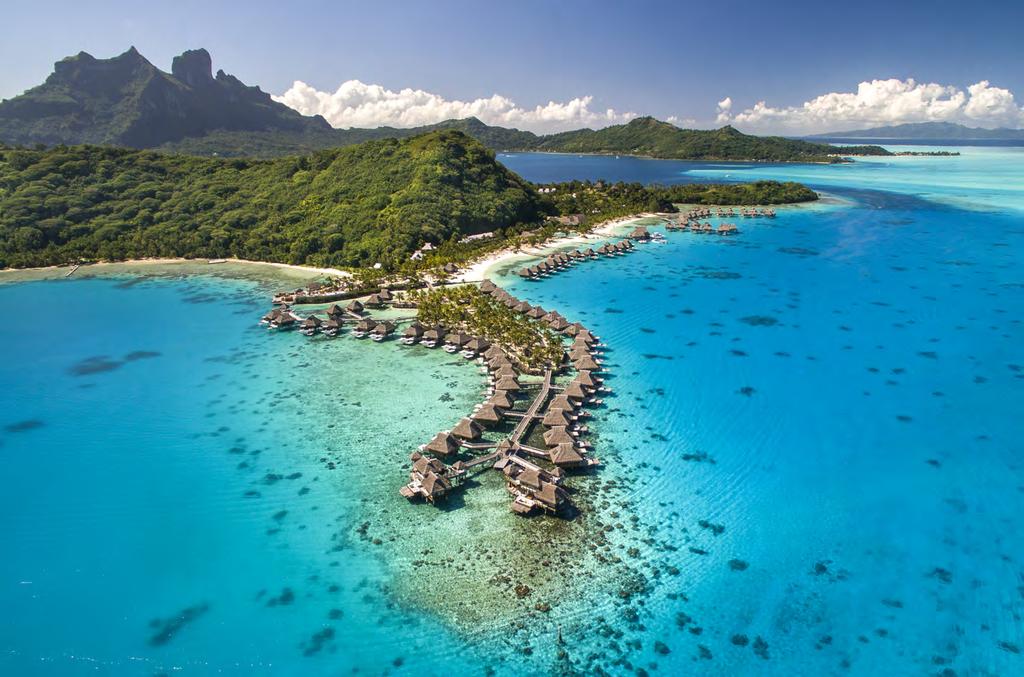 DAY SIX & SEVEN Bora Bora Total cruising time approx. 2 hours In the morning travel 2 hours to Bora Bora and enjoy an amazing view of the atoll and the villas over the water.
