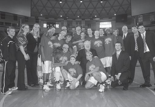 2007-08 L I B E R T Y 2006 BIG SOUTH CHAMPS A Perfect 10: Lady Flames Keep Big South Title Streak Going With four starters from the previous season s Sweet 16 squad lost to graduation and a roster