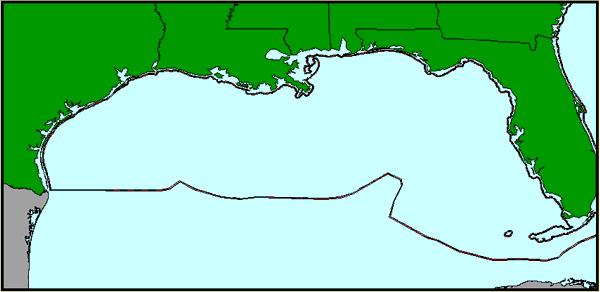 3 miles 3 miles 3 miles 9 miles 9 miles 200 mile EEZ limit In the Gulf of Mexico, there is a 3-mile inshore