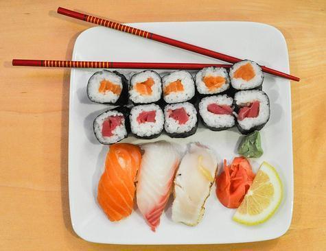 Across Outlets Sushi restaurants (74 percent)