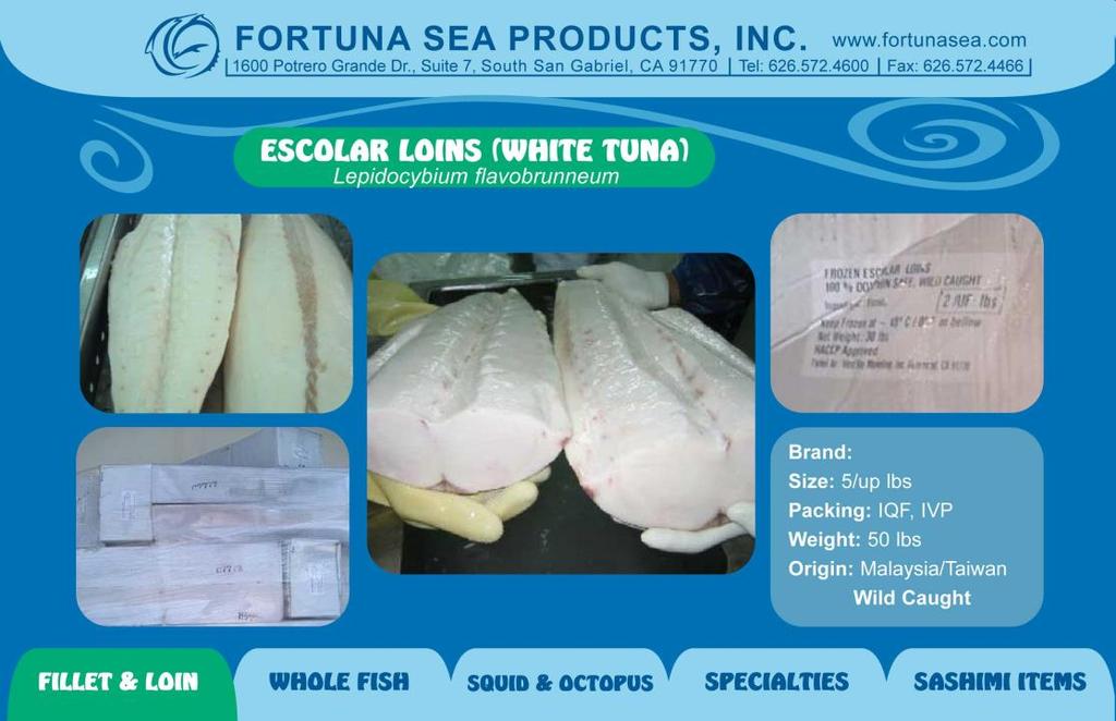 Escolar FDA Statement on Consumption of Escolar and Oilfish FDA advises against sale in.