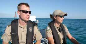 LAW ENFORCEMENT The FWC s Division of Law Enforcement patrols Florida s coastal waters to provide assistance to boaters and anglers as well as to enforce Florida s saltwater fishing and boating laws.