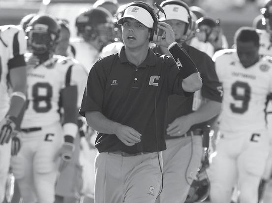He coached the quarterbacks in his first season with the Mocs in 2009, helping B.J. Coleman with his initial transition to the FCS level.