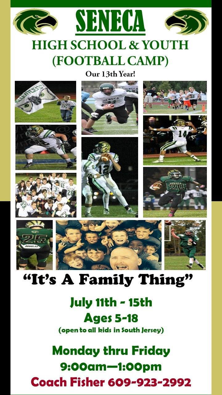 This will be our 13th Year running what I feel is the best Football Camp in South Jersey!