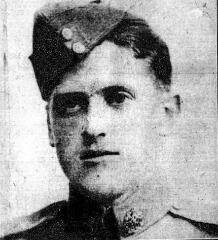 KILLED IN DEFENDING LONDON Lieutenant Wilfred Graham Salmon, who met his death during the air raid.