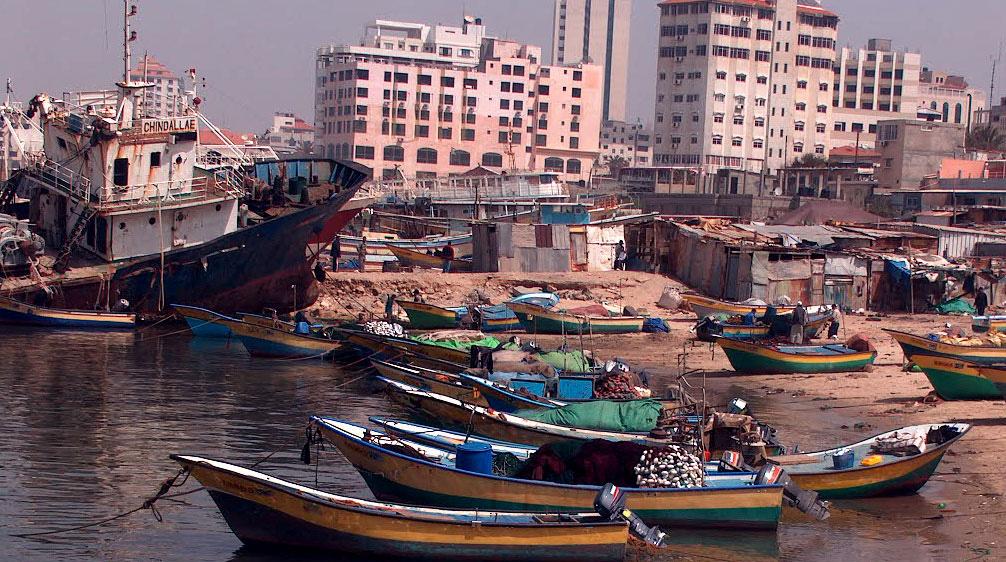 Fishing Trends In the late 1990s annual catches from the Gaza Strip s four fishing wharves located in Rafah, Khan Younis, Deir Al Balah and Gaza City averaged more than 3,500 tons and generated an