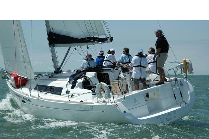 The Beneteau Oceanis 37 s are the ideal yachts to choose for your race Day.