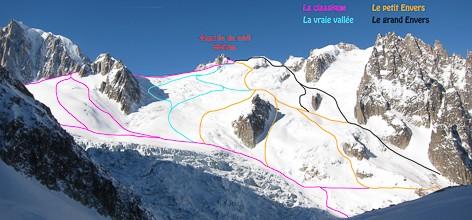 The Vallée Blanche skiing «20 km to ski the legend!» OVERVIEW PRICE 380. For a 4 persons group. +25 for extra persons (max 6 pers.