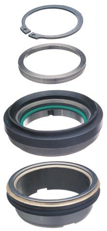 Theoretically, the surfaces of mechanical seals should be constantly divided by a thin film of liquid. In practice, there is always some direct contact which leads to wearing of the seal surfaces.