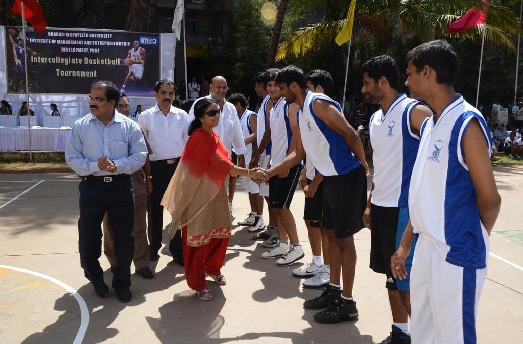 ORGANISATION 2012-2013 Invitational Inter Collegiate Basket Ball Tournament Bharati Vidyapeeth University IMED Intercollegiate Basketball Tournament Bharati Vidyapeeth University Institute of