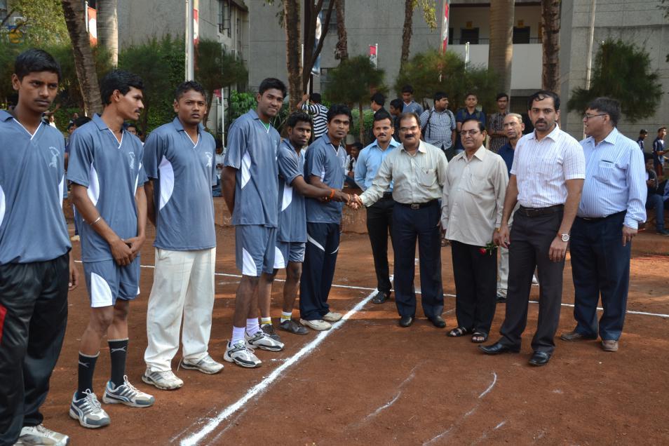 ORGANISATION Bharati Vidyapeeth University Inter Collegiate Volleyball The tournament was held at IMED Volleyball Ground. 12 teams for men and women section have participated in this tournament.