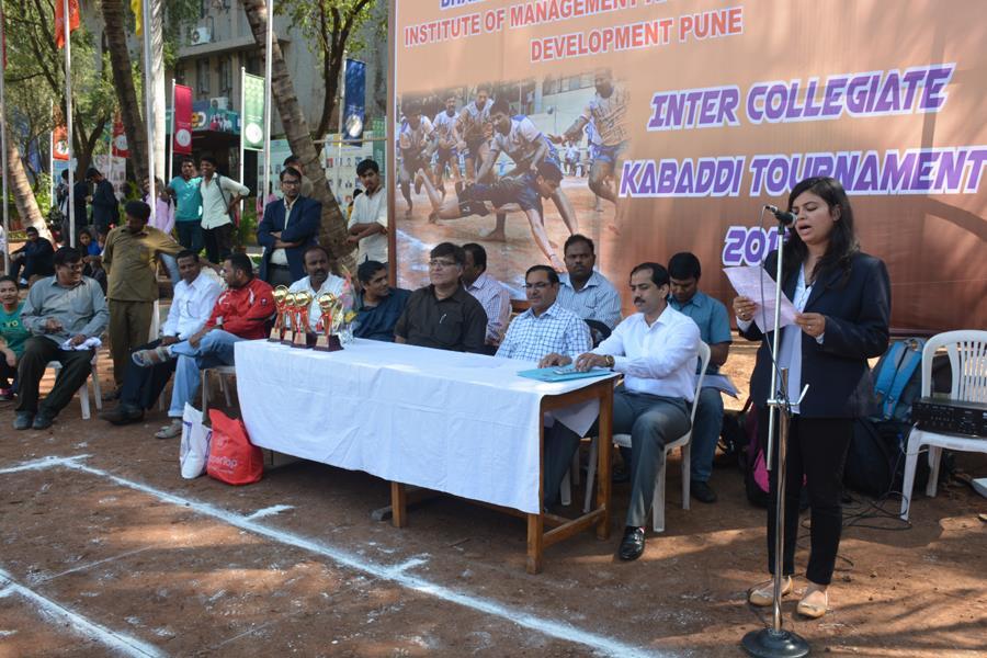 ORGANISATION 2015-2016 Bharati Vidyapeeth Deemed University Inter Collegiate Kabaddi Tournament 2015-2016 On behalf of Bharati Vidyapeeth Deemed University we have organized Intercollegiate Kabaddi