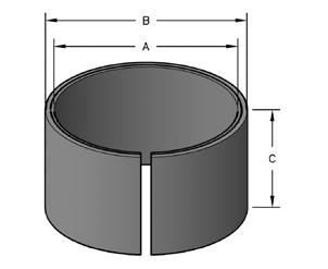 style du rod bushings With a steel body, bronze liner, and PTFE / lead overlay, these bushings possess excellent wearability and tremendous compressive strength.