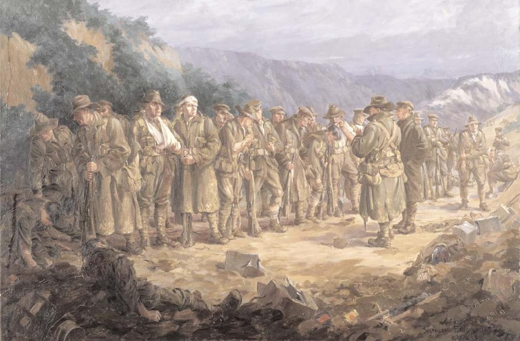 Source 2 Roll Call at Gallipoli AWM ART02436 Silas was the only participant in the Gallipoli landing to produce paintings from his personal experiences. This oil painting is called Roll Call.