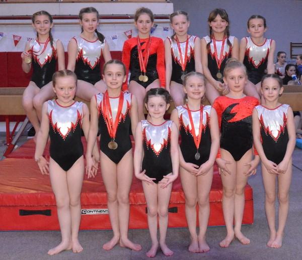 Well done to all competing gymnasts.