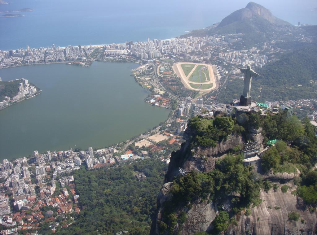 Lagoa Rodrigo de Freitas in Rio, very