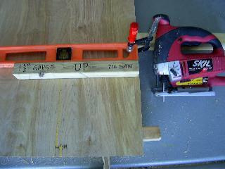 And a good Jig-Saw is the only power tool needed for this project.