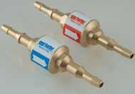 ARRESTOR Safety valves hose-to-hose - Max delivery flow 1.500 lt/h.