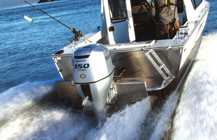 When you re chasing horizons, you want an outboard that delivers optimum engine power for Ocean Pros, Alaskans, and Pacific Cruisers.