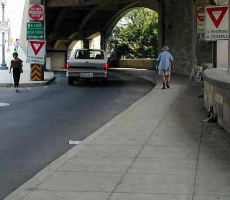 Washington DC Observe pedestrians Younger woman takes direct
