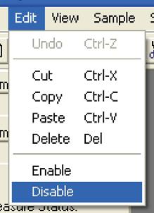 Chapter 3 Section 3.4 Software Sequences 3.4.1 Editing Sequences Create a new sequence file by clicking New Sequence or selecting the menu item File > New Sequence.