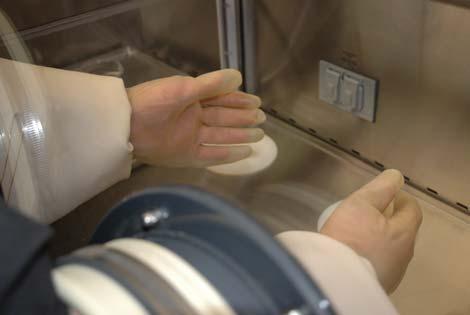 Glove Port/Sleeve Push/Pull Test Purpose: This test is performed to determine that the chamber pressure is adequate to provide Isolator containment while the