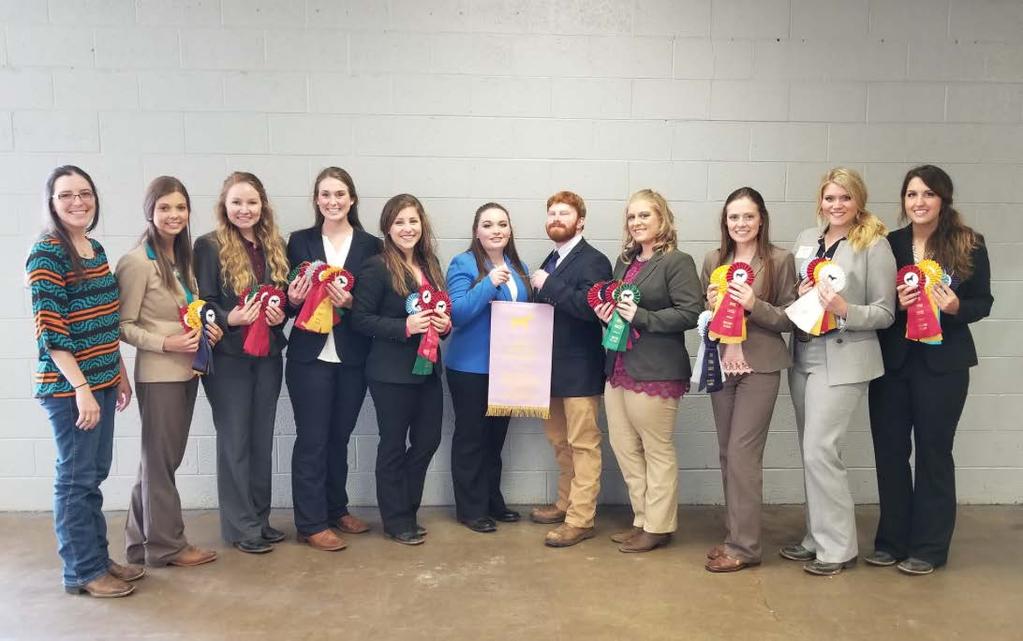 Page 2 Congrats MSU Horse Judging Team A big congratulations to the MSU Horse Judging Team! The team performed wonderfully at the Spring Contest in Oklahoma City.
