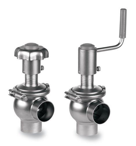 Unique SSV two-step valve Lifting height can be adjusted as required to match specific volumes and