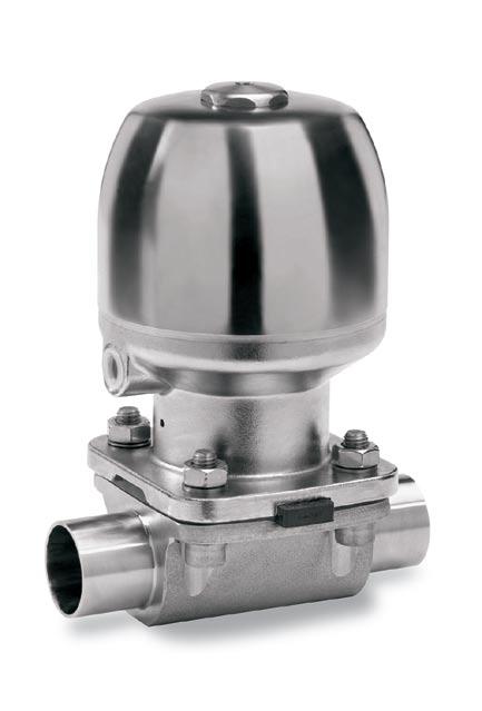 Aseptic diaphragm valves Aseptic diaphragm valves are most commonly used in the pharmaceutical industry.