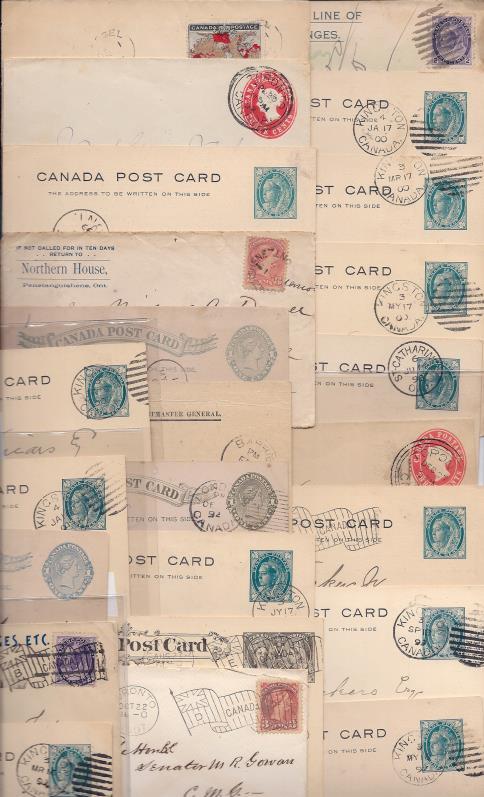 circle letter carrier postmark most Victorian including stationery and stamped.