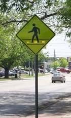 Crossings Consider pedestrian usage, particularly