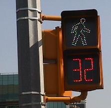 indicate pedestrian signalization to meet standard criteria.