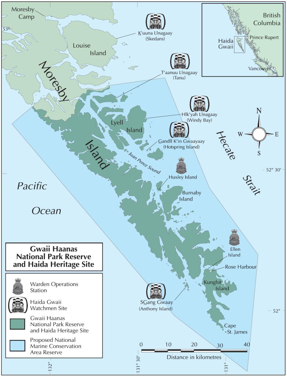 Comanagement in Gwaii Haanas 1993 Gwaii Haanas Agreement establishes Archipelago Management Board 2010 Marine area designated as Na7onal Marine Conserva7on Area a:er