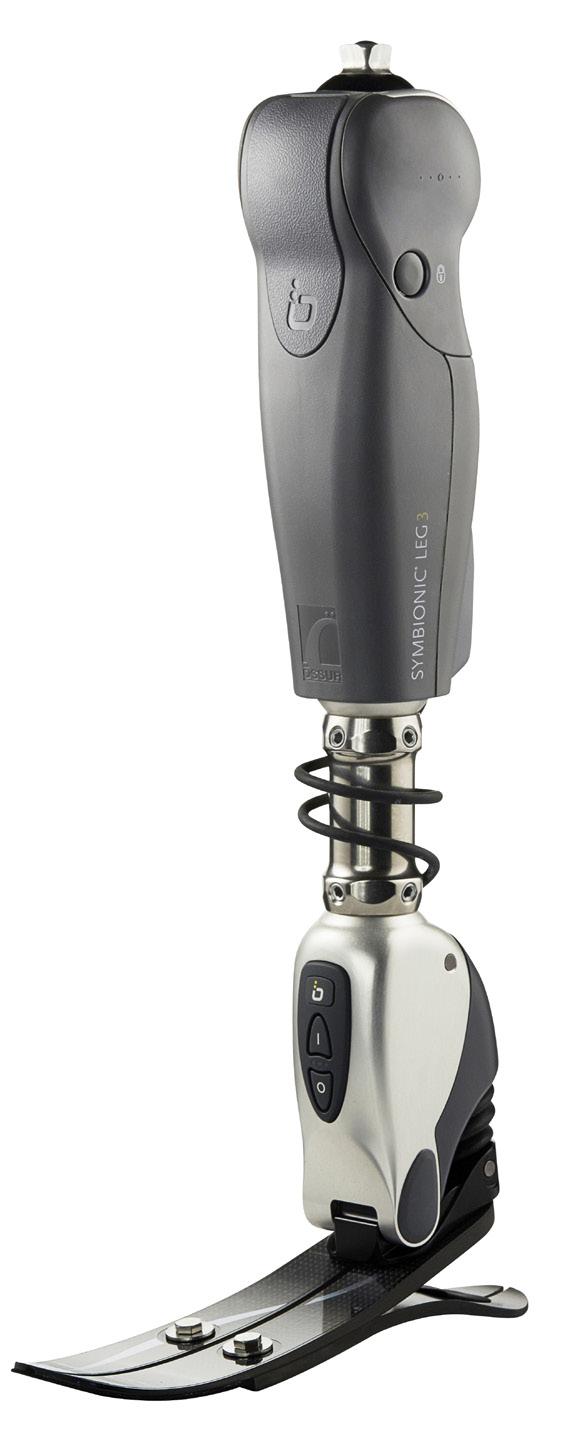 INTRODUCTION Featuring the latest advances in Bionic Technology by Össur, SYMBIONIC LEG 3 is the next generation of integrated prosthetic devices that combines a microprocessor knee and powered
